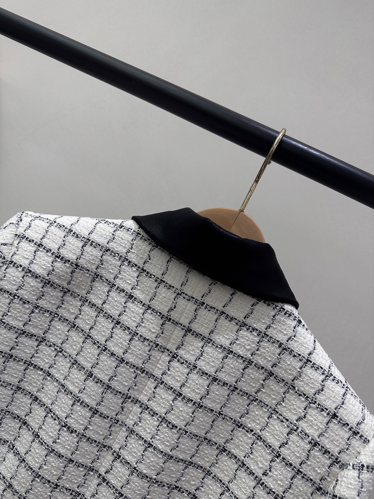 Elegant Women's White Plaid Tweed Dress, Long Sleeve Chanel Style Design 7 i1756705595495 5026 0 5