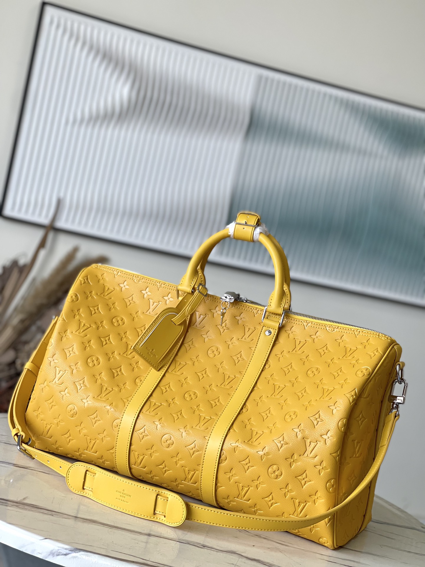Louis Vuitton LV Keepall Travel Bags Yellow M23748