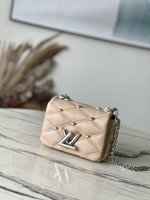 Louis Vuitton Bags Handbags Apricot Color Sheepskin LV Twist M24246