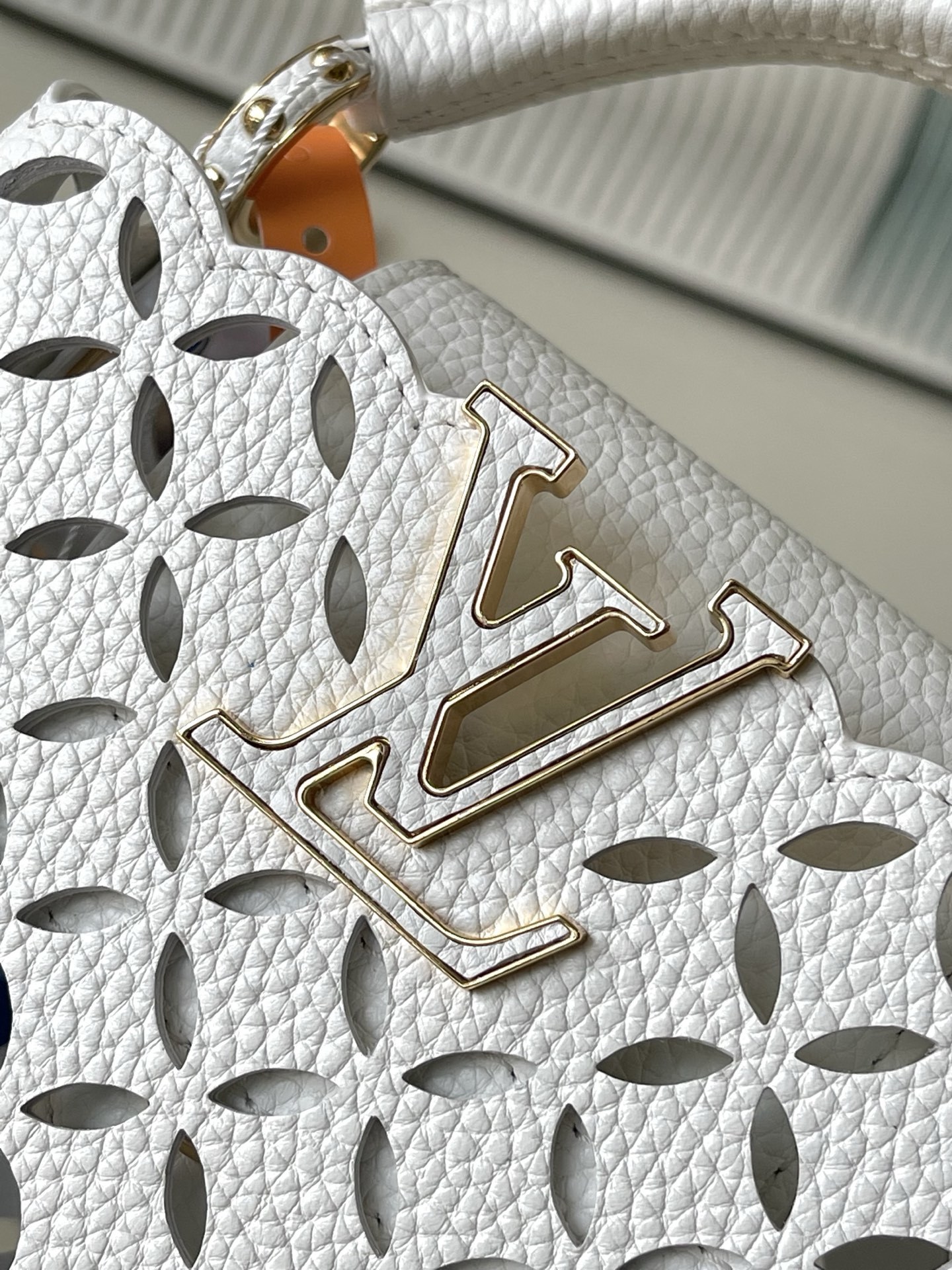 特级原厂皮 M25497 本款Capucines 迷你手袋以Bloomcut图案于2025早秋系列大放异