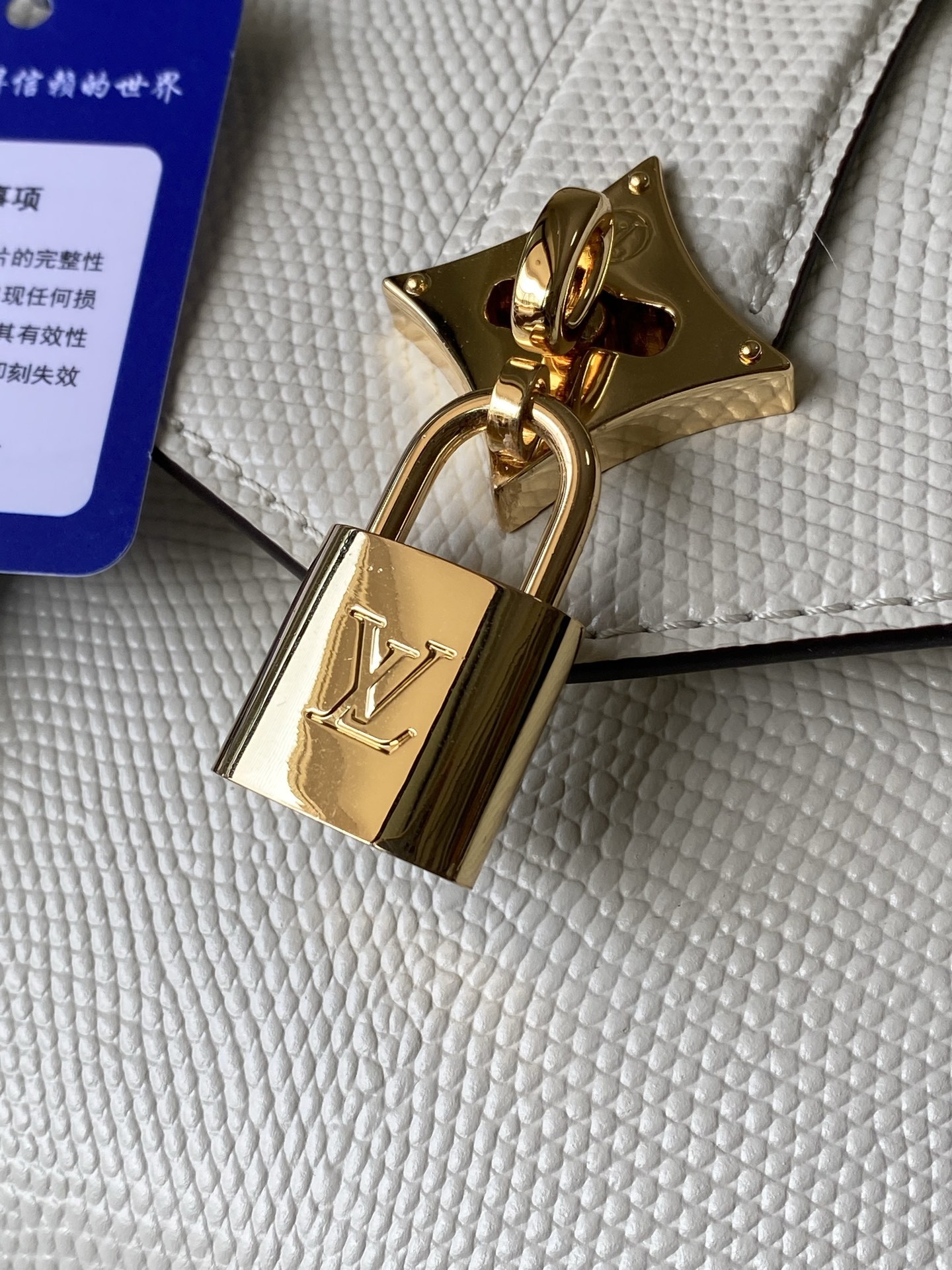 特级原厂皮 N80233 蜥蜴纹白小号 Rose des Vents 小号手袋取材光滑与粒面小牛皮勾勒雅