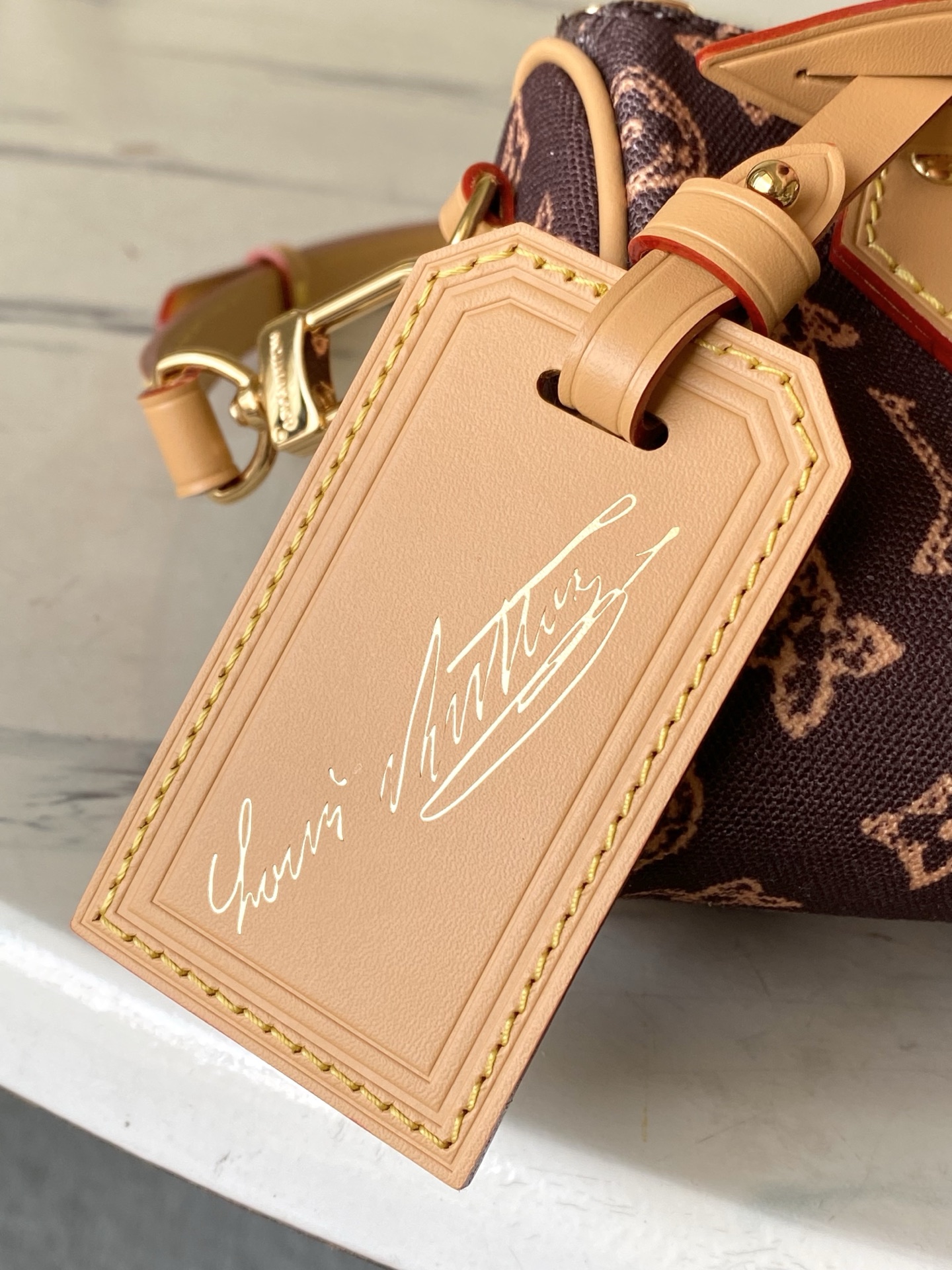 LV Style Canvas Top Handle Bag style reference detail image 5 from source 765184