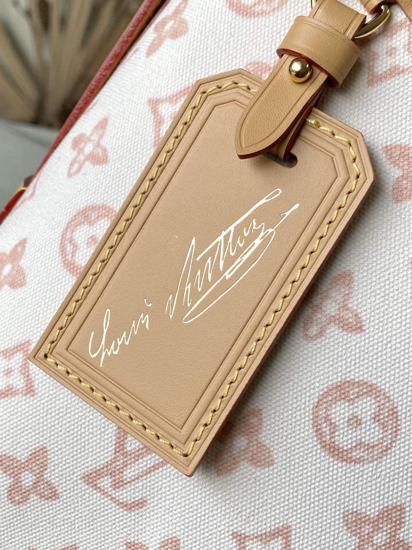 LV Style White Leather Top Handle Bag style reference detail image 5 from source 765191