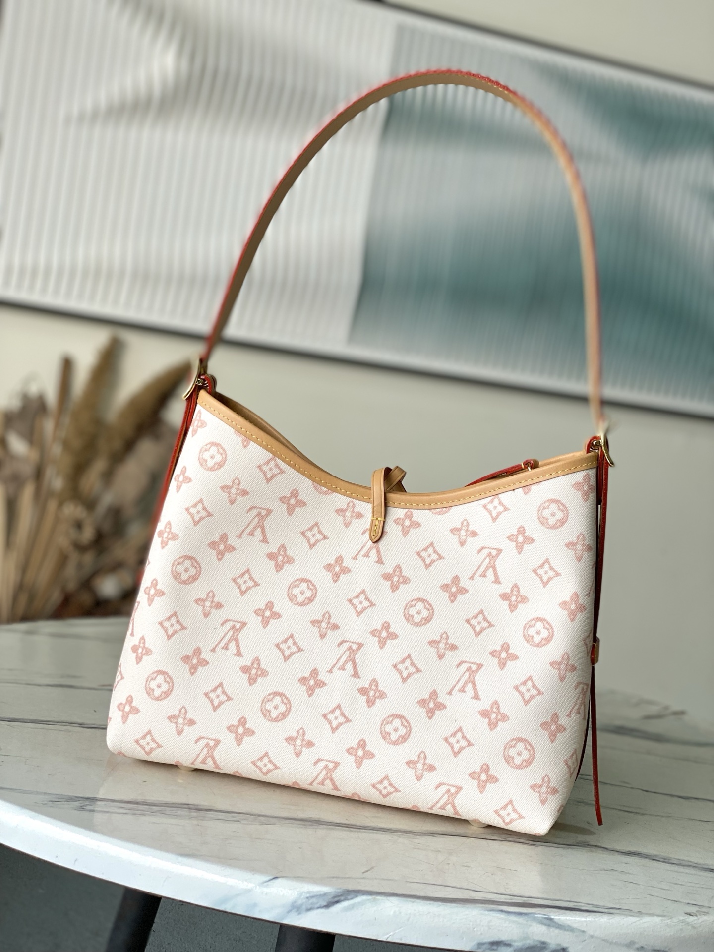 LV Style White Leather Top Handle Bag style reference detail image 3 from source 765191