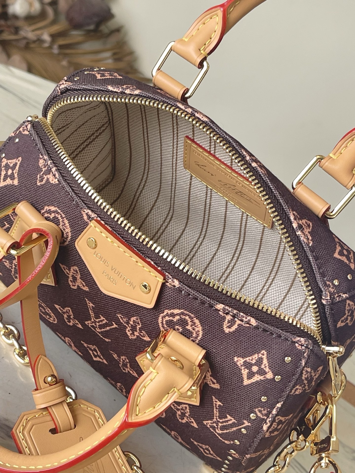 LV Style Leather Top Handle Bag style reference detail image 8 from source 765183