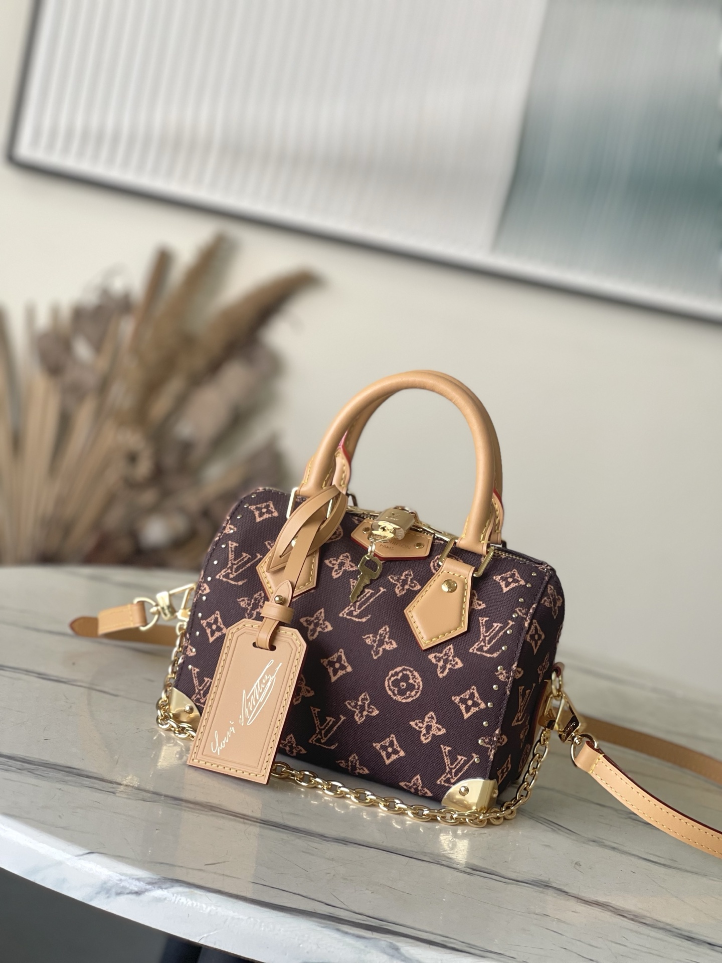 LV Style Leather Top Handle Bag style reference detail image 1 from source 765183