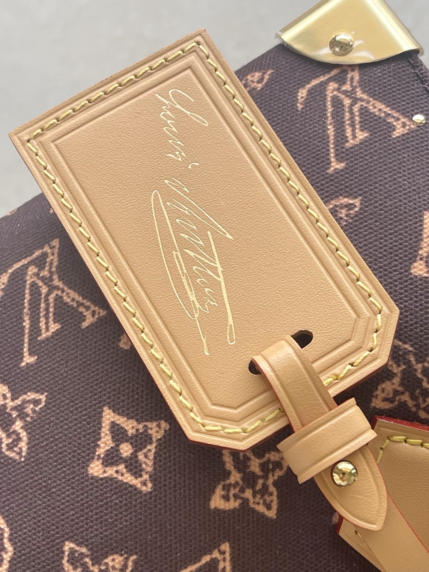 LV Style Leather Top Handle Bag style reference detail image 5 from source 765183