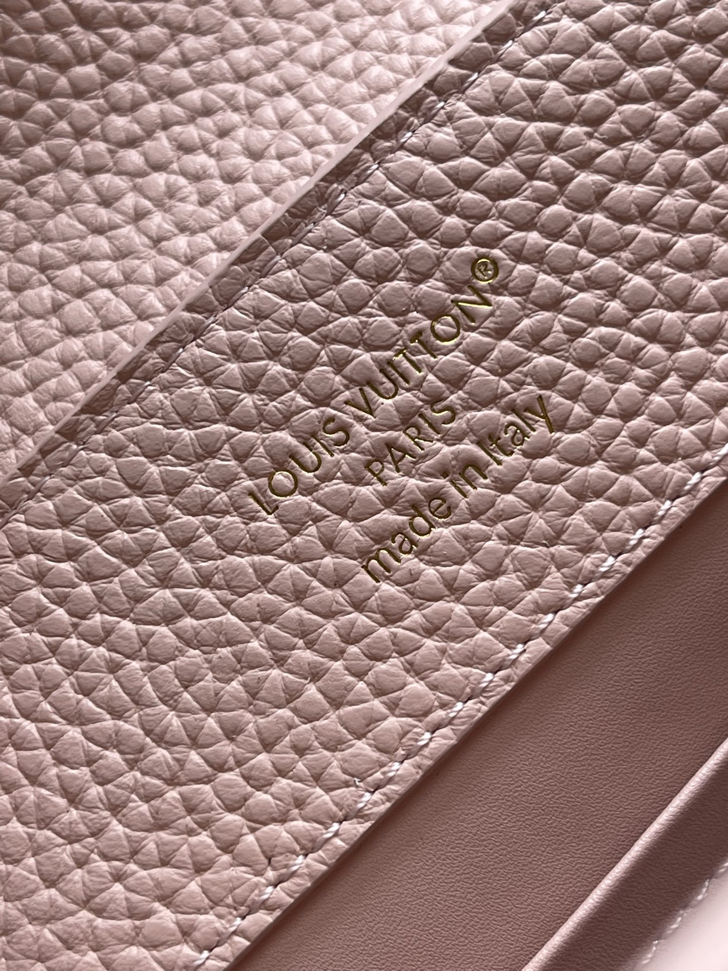 LV Style Pink Leather Top Handle Bag style reference detail image 8 from source 770216