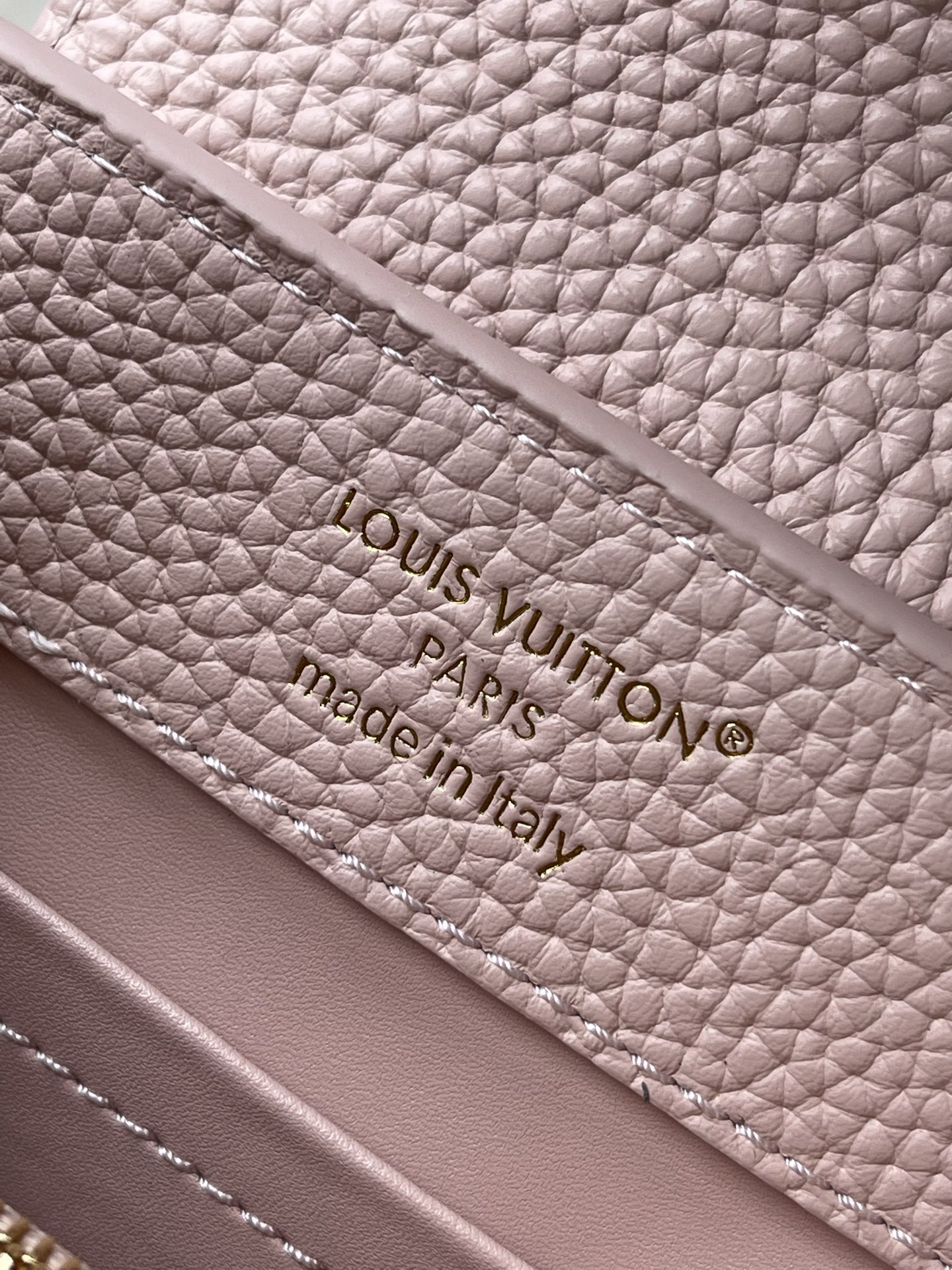 LV Style Pink Leather Top Handle Bag style reference detail image 7 from source 770217