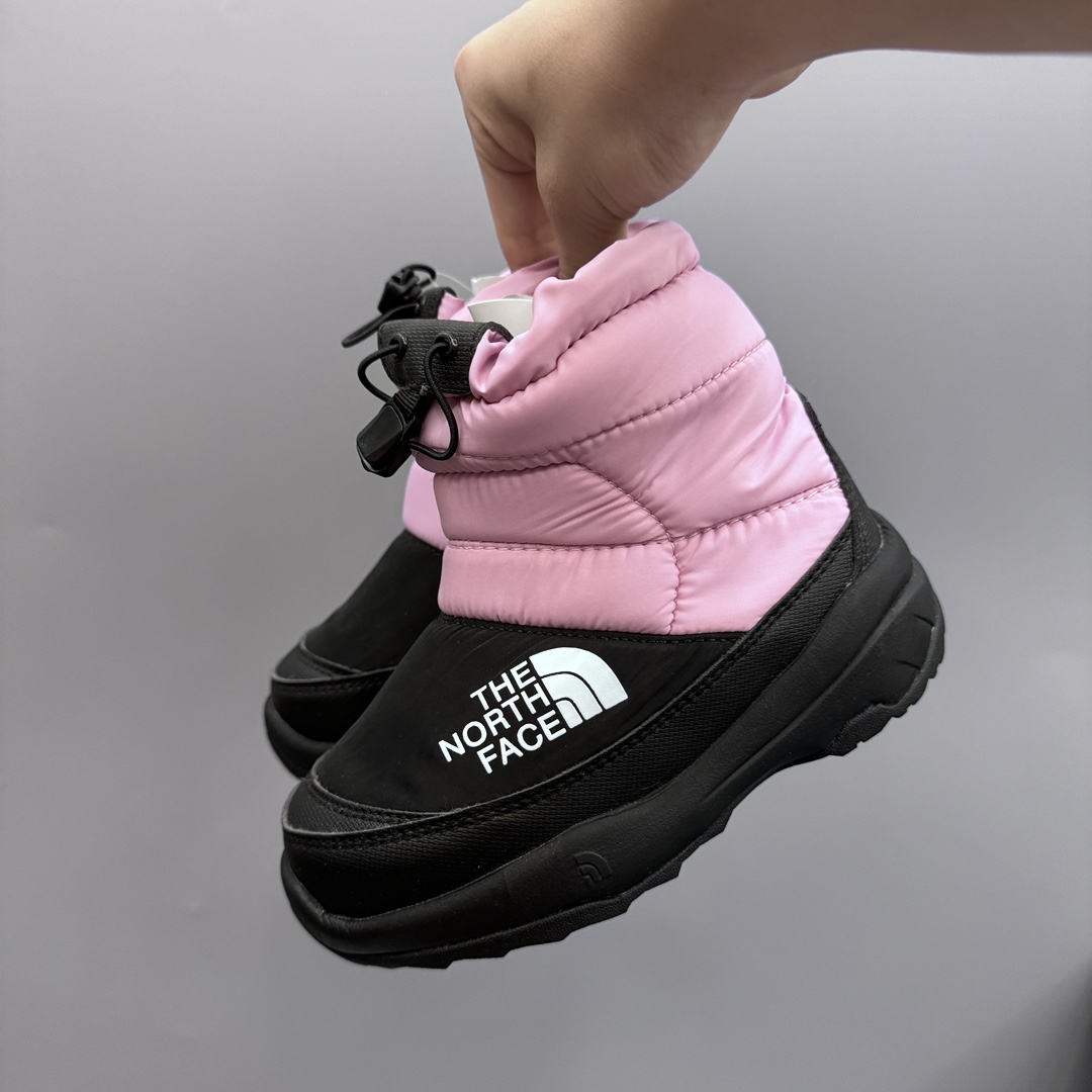 图片[2]-特价放 码数齐，可退换 北面高帮儿童雪地靴 尺码：26－37 让宝贝的脚丫穿上羽绒服，超级暖和 宝贝再也不怕冷到脚了🐯 北家经典款式 时尚大方百搭❤️ 防滑耐磨大底✔️ 内里高帮加绒加厚，保暖舒适❄️-选品中心