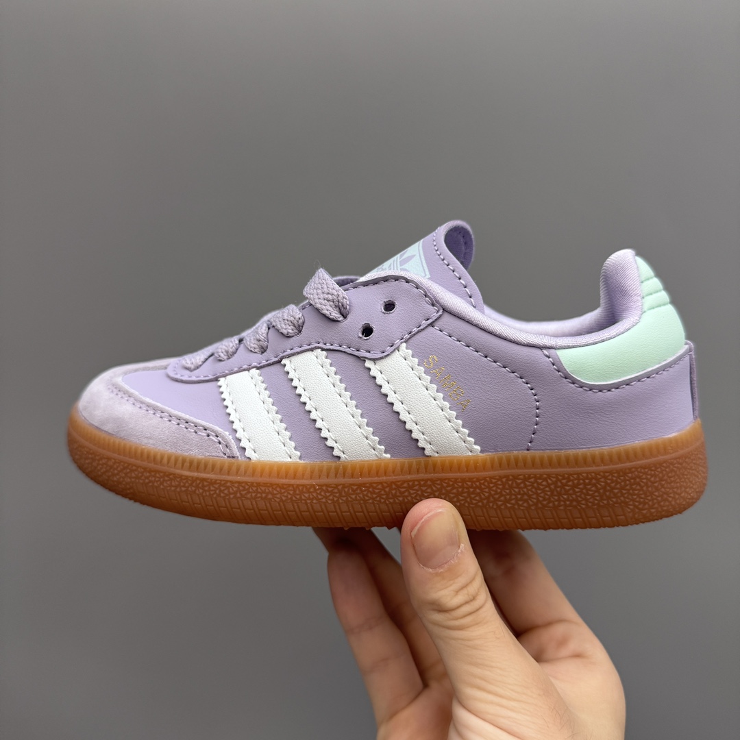 图片[3]-AD德训联名儿童休闲鞋 尺码：24-37码 爱惨了德训系列🆕 新工厂新工艺新配色👏🏻 优质皮料拼接，质感满满💯 耐磨防滑大底，脚感超赞👍🏻-选品中心