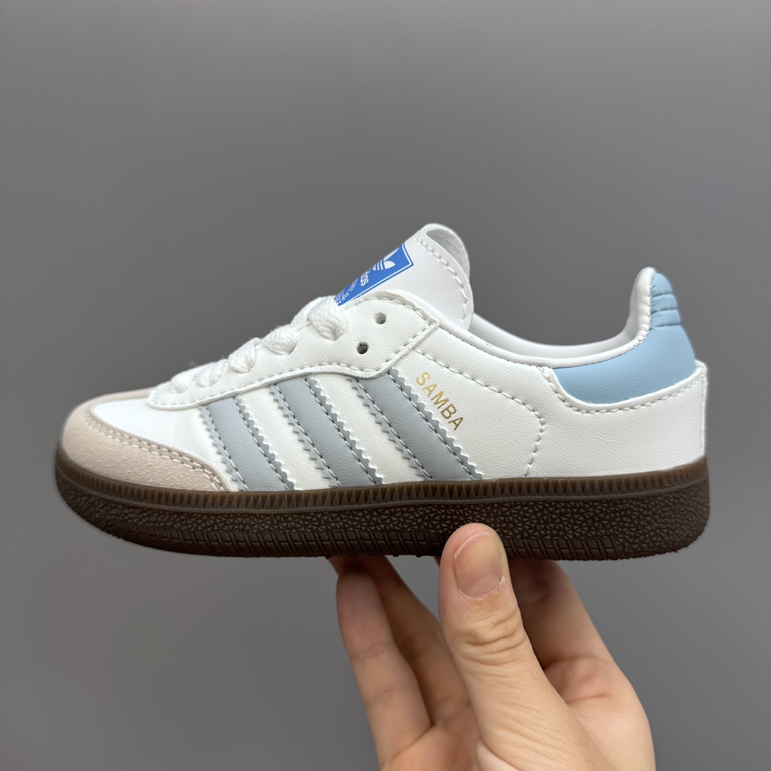 图片[3]-AD德训联名儿童休闲鞋 尺码：24-37码 爱惨了德训系列🆕 新工厂新工艺新配色👏🏻 优质皮料拼接，质感满满💯 耐磨防滑大底，脚感超赞👍🏻-选品中心