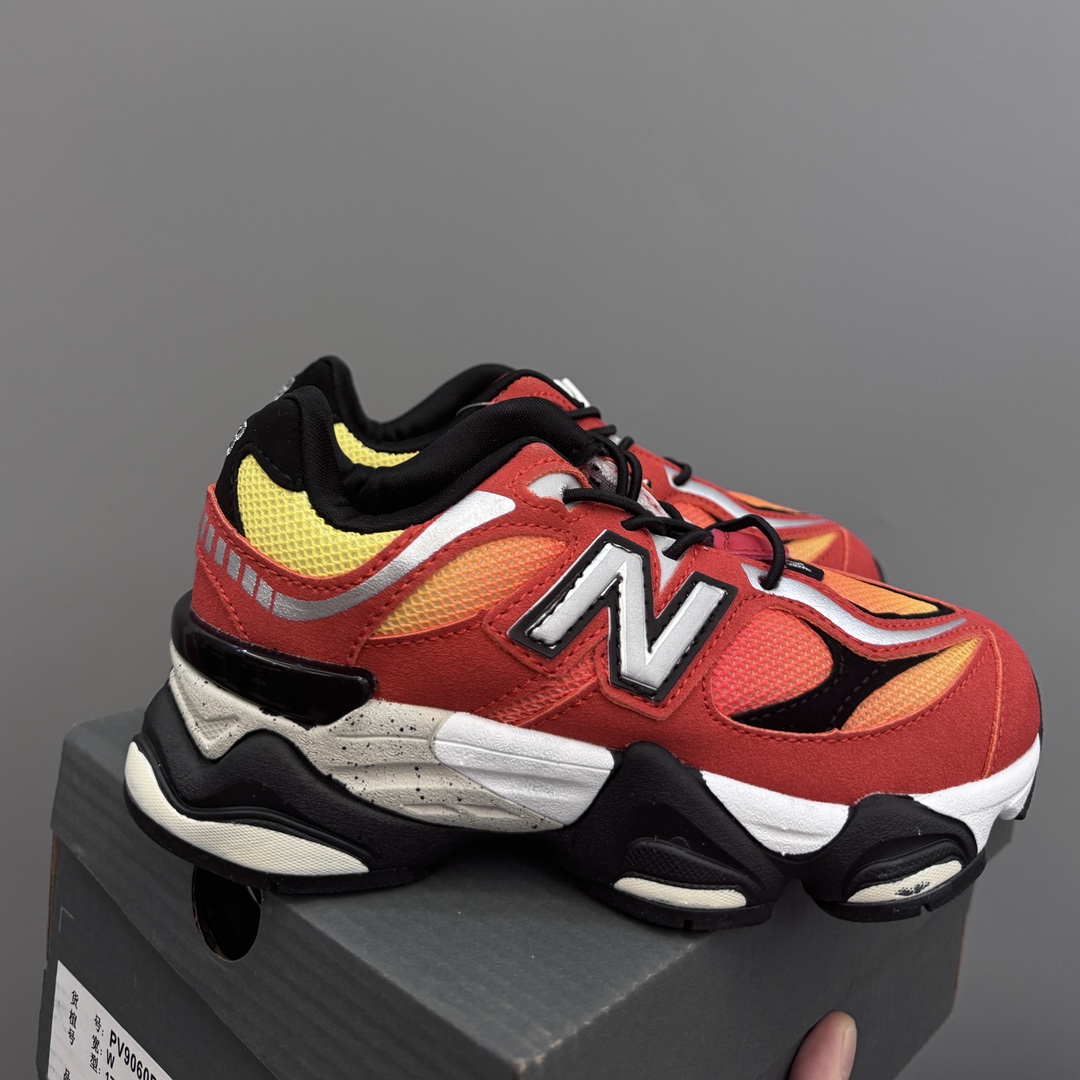 NB9060松紧扣儿童老爹运动鞋 尺码：24-37码 经典NB9060老爹款🆕 松紧扣设计，附赠一对鞋带，穿脱方便✌🏻 老爹款式设计，百搭又时髦✨-选品中心