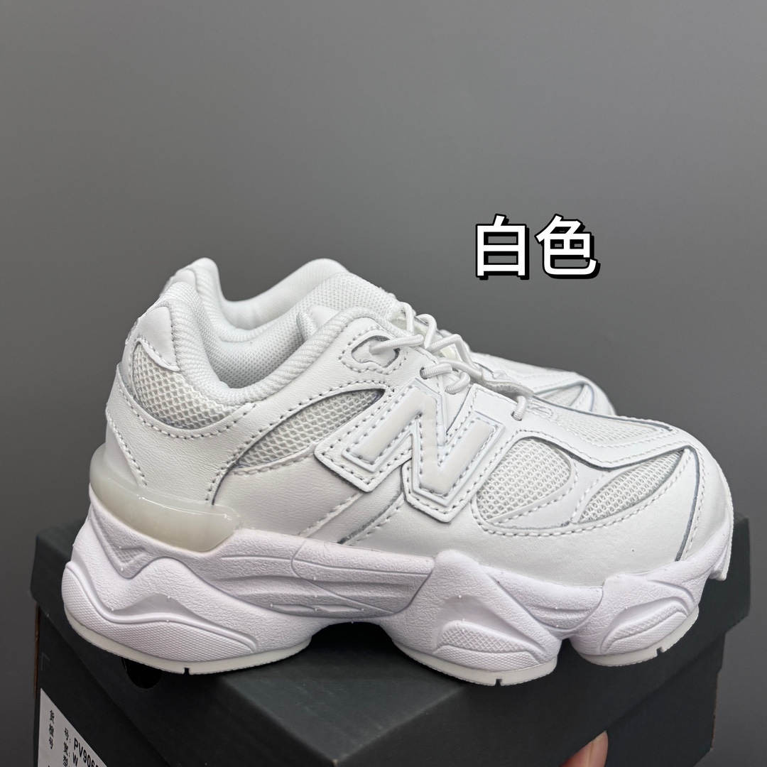NB9060松紧扣儿童老爹运动鞋 尺码：24-36码 经典NB9060老爹款🆕 松紧扣设计，附赠一对鞋带，穿脱方便✌🏻 老爹款式设计，百搭又时髦✨-选品中心