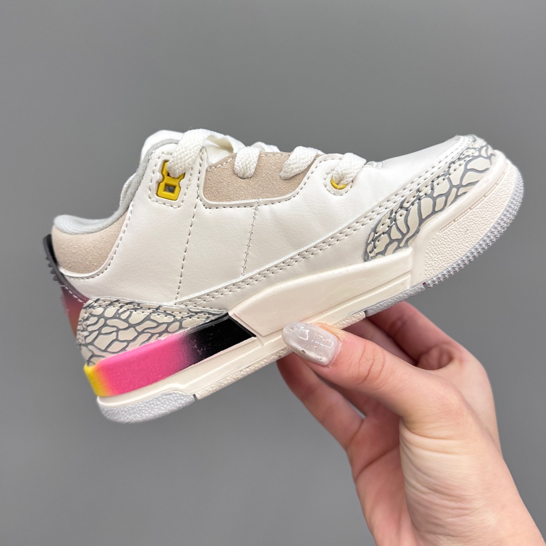 图片[5]-乔丹Air Jordan 13 XIII Retro迈克尔· 乔13 AJ13代复古中帮文化休闲童鞋运动篮球鞋 DM0968 148 尺码：24 25 26 27 28 29 30 31 32 33 34 35 36 37-选品中心