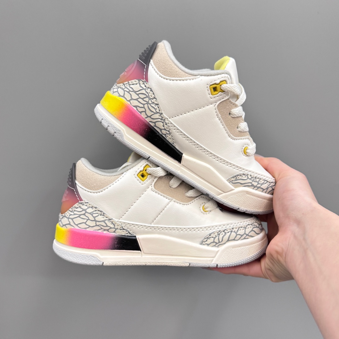 图片[2]-乔丹Air Jordan 13 XIII Retro迈克尔· 乔13 AJ13代复古中帮文化休闲童鞋运动篮球鞋 DM0968 148 尺码：24 25 26 27 28 29 30 31 32 33 34 35 36 37-选品中心