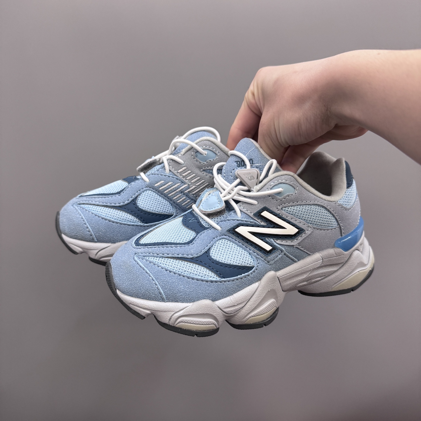 图片[3]-NB9060松紧扣儿童老爹运动鞋 尺码：24-36码 经典NB9060老爹款🆕 松紧扣设计，附赠一对鞋带，穿脱方便✌🏻 老爹款式设计，百搭又时髦✨-选品中心