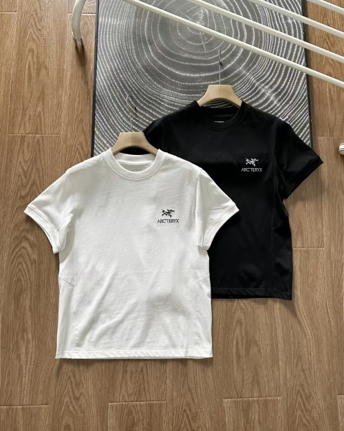 Arc'teryx Cotton Embroidered Logo Short Sleeve T-Shirt for Men & Women 1 Arc'teryx Cotton Embroidered Logo Short Sleeve T-Shirt for Men & Women
