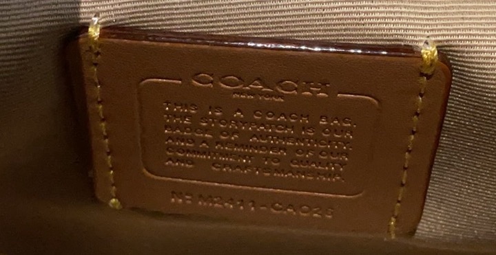 コーチ 新品早春奶白色トートバッグ 小サイズ