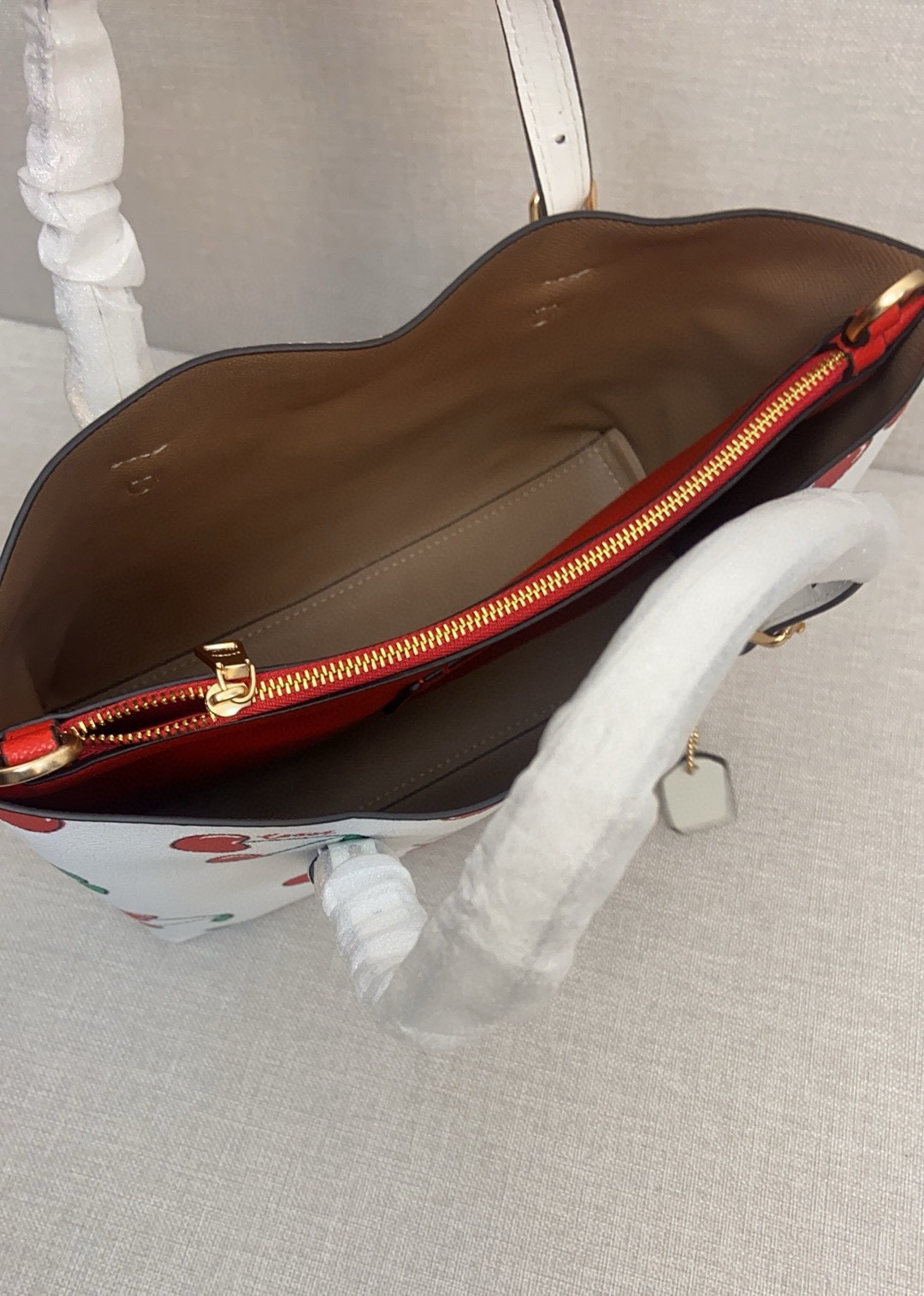 coa*h mollie tote印花托特包 - 三隔层デザインで使い勝手抜群