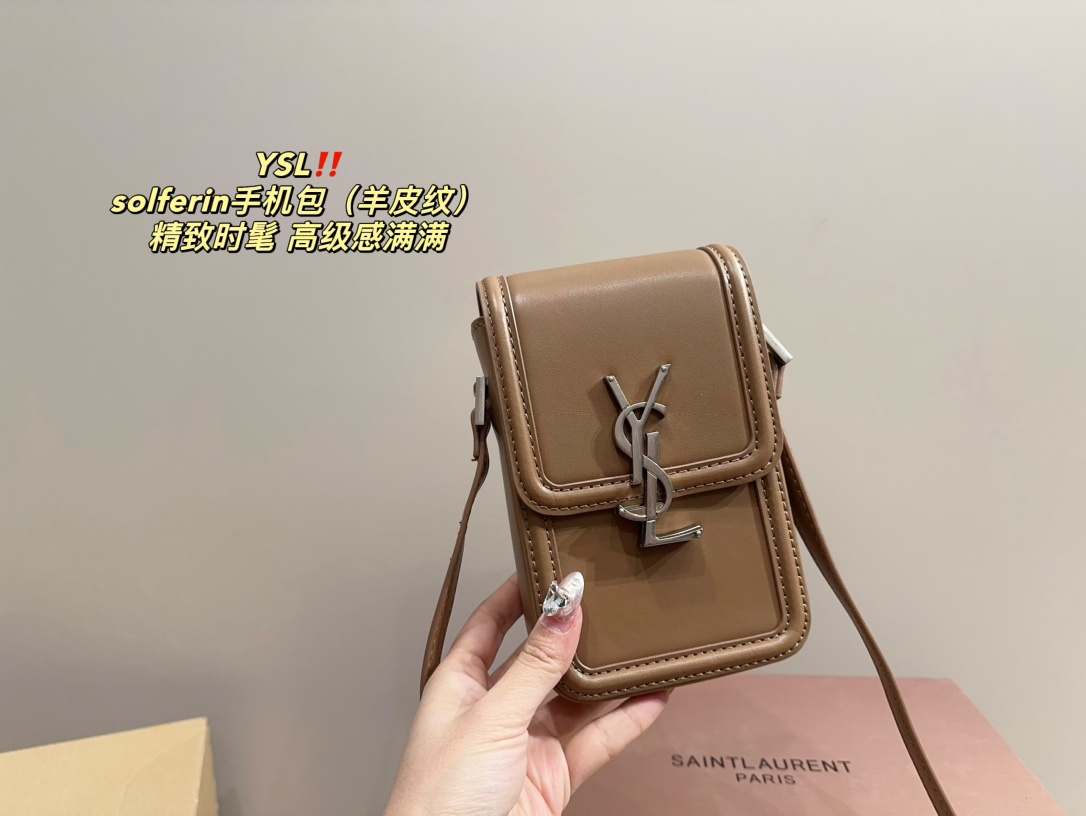 Yves Saint Laurent Sacs Mini Peau de mouton