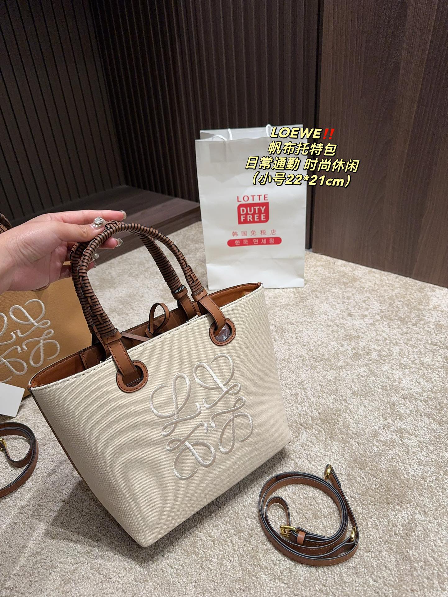 Hermes Garden Party 36 Pm Handbag Bag Canvas Leather Toil Ash r48_0215