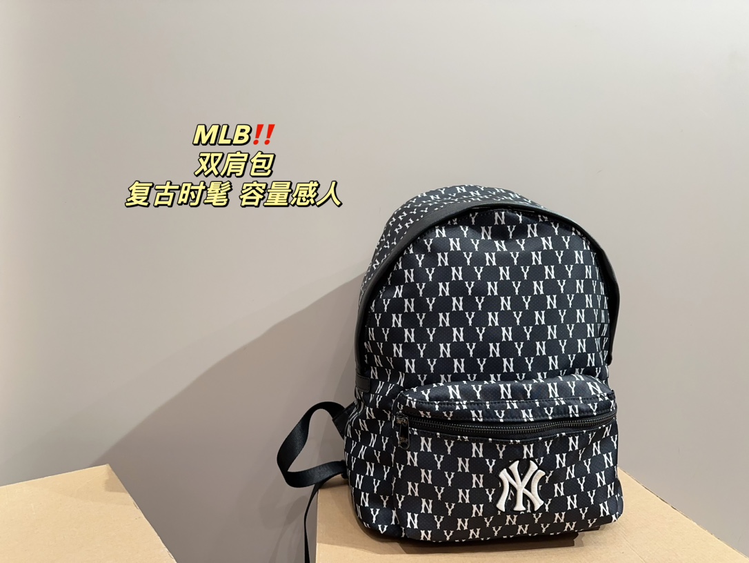 High-Quality MLB Double Shoulder Package with Zero Size, Super Big, Durable, and Casual Style. - 图片 2