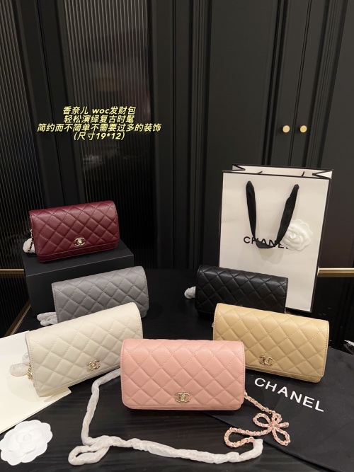 Chanel WOC Wallet on Chain, 19*12cm, Elegant and Functional 3 Chanel WOC Wallet on Chain, 19*12cm, Elegant and Functional
