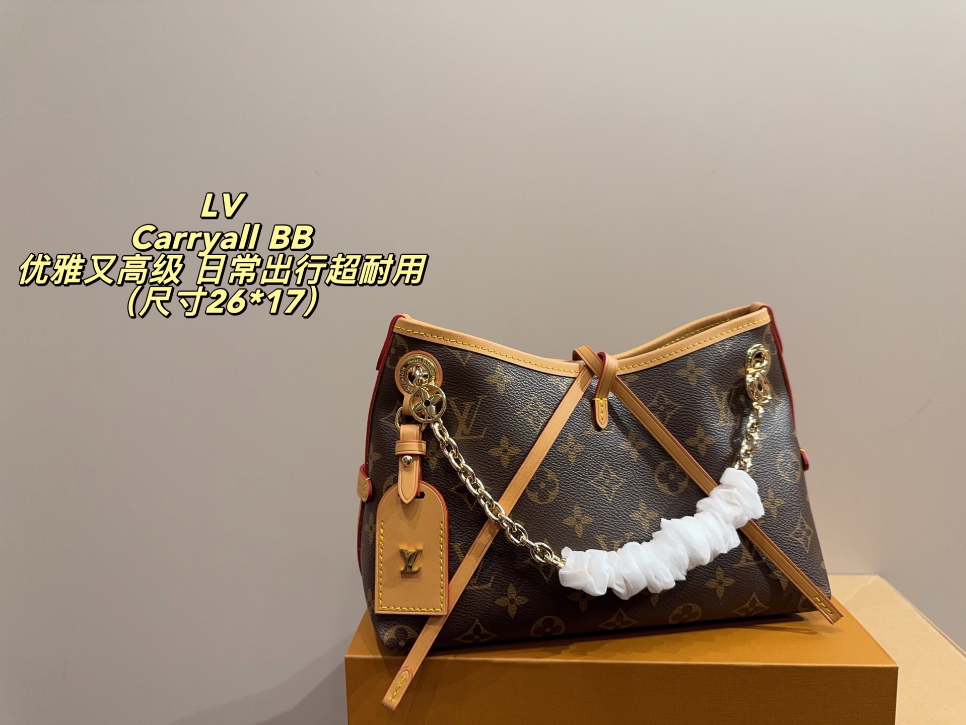 P225 Complete Package ️Size 26 17 | Lv Carryall Bb | It Is Indeed A Carryall That Is Born To Accommodate Everything | It Really Has The Advantages Of Both Hobo And Tote Bags | The Capacity Is Large Enough To Look Beautiful In Any Outfit, Don’t Be Too Over The Top