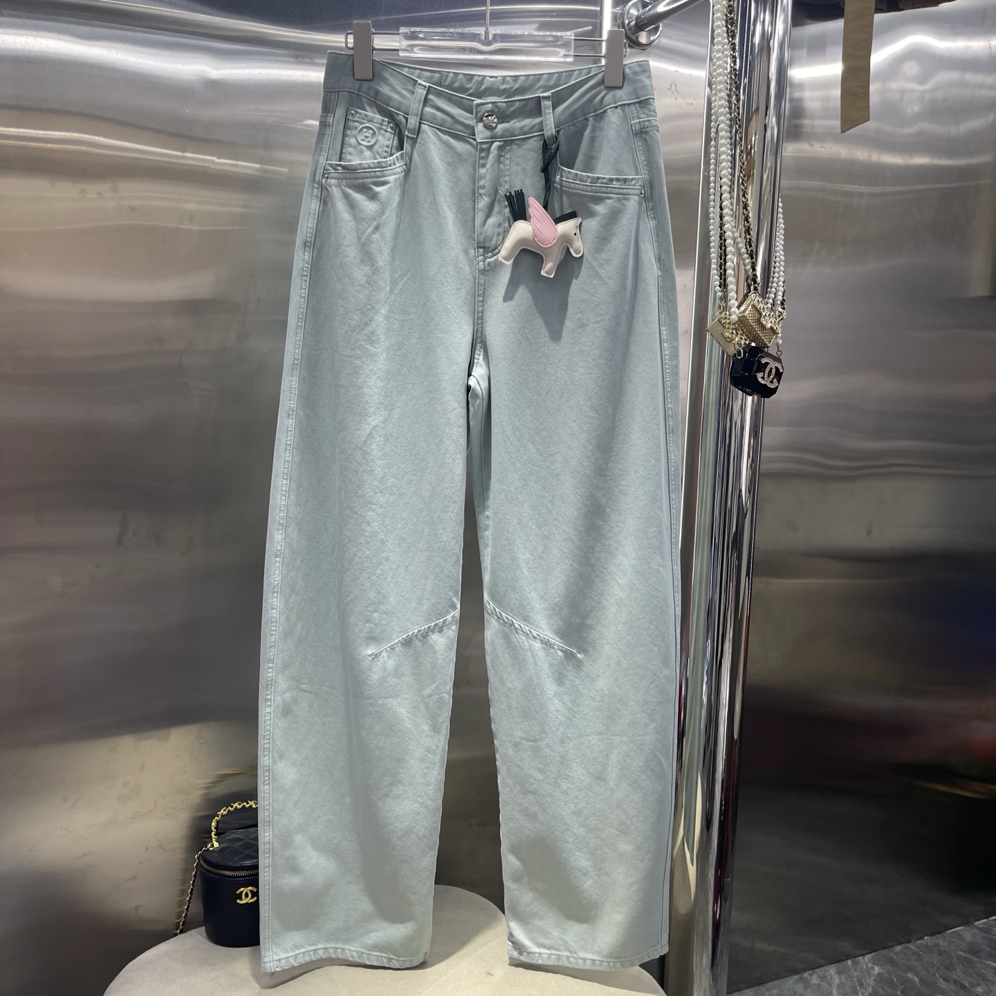 Hermes Horse Charm Jeans