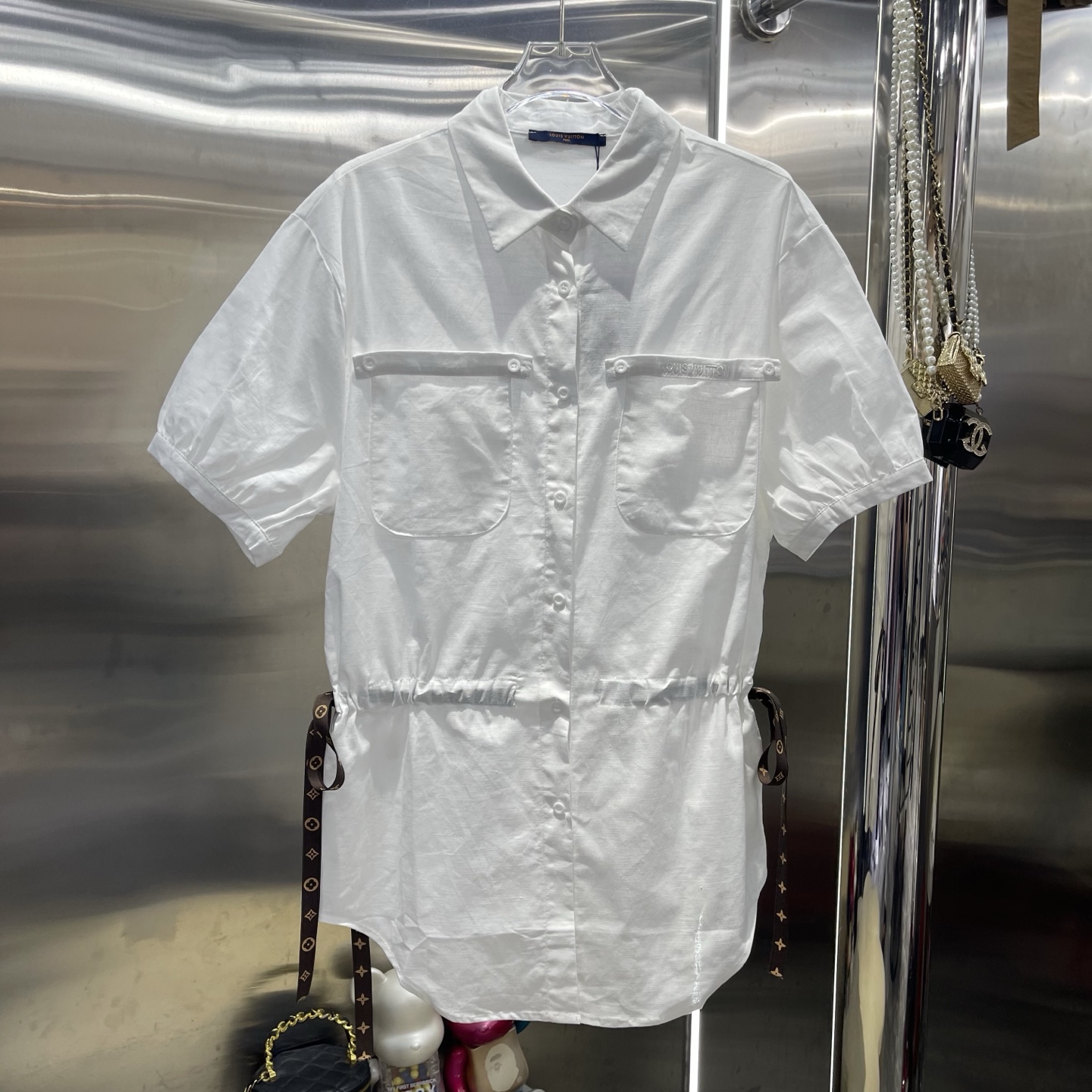 Louis Vuitton White Pocket Shirt