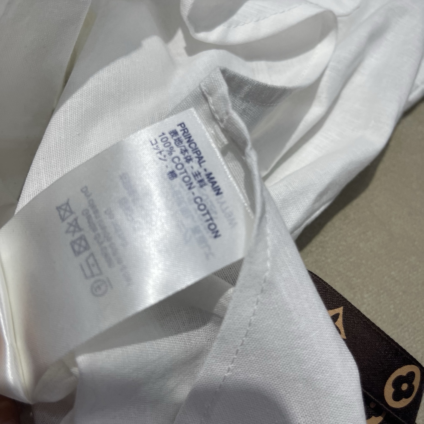 Louis Vuitton White Pocket Shirt
