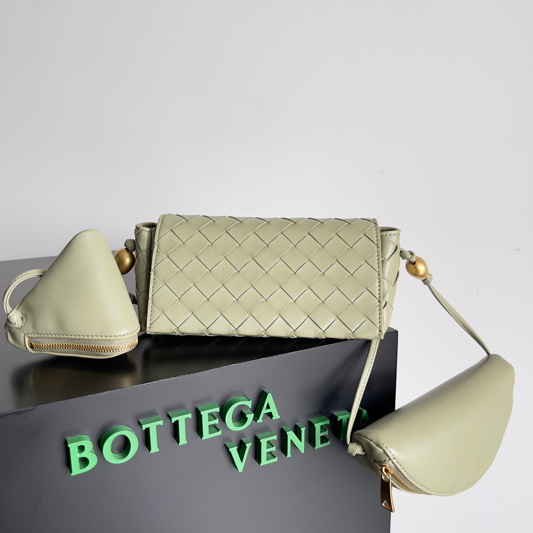 Bottega Veneta BV Intrecciato Borse Pochette Stilista di moda
 Tessitura Pelle pecora