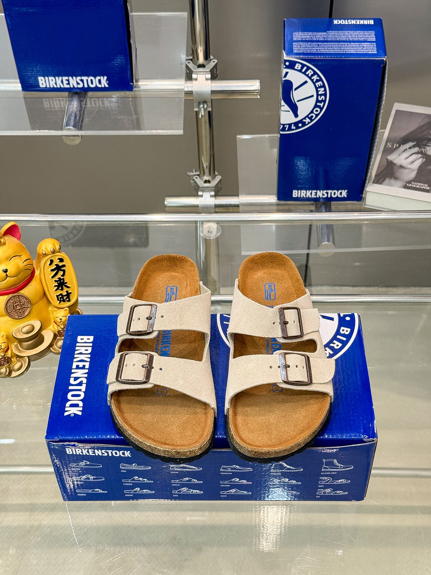 Birkenstock London Suede Leather Sandals with Soft Footbed - Unisex Comfort