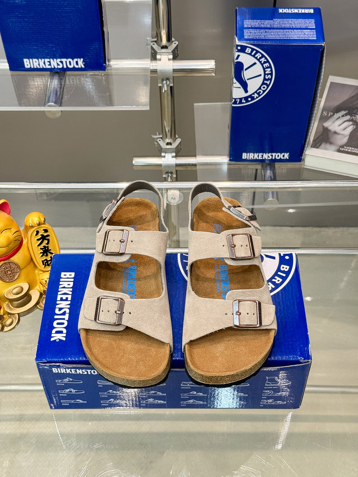 NO:356324,Real price Birkenstock London (upgraded full cork pellet footbed) A secret to easy grasping the feeling of slack - Birken shoes Comfortable and comfortable and wearable all seasons with versatile high-end neutral style 