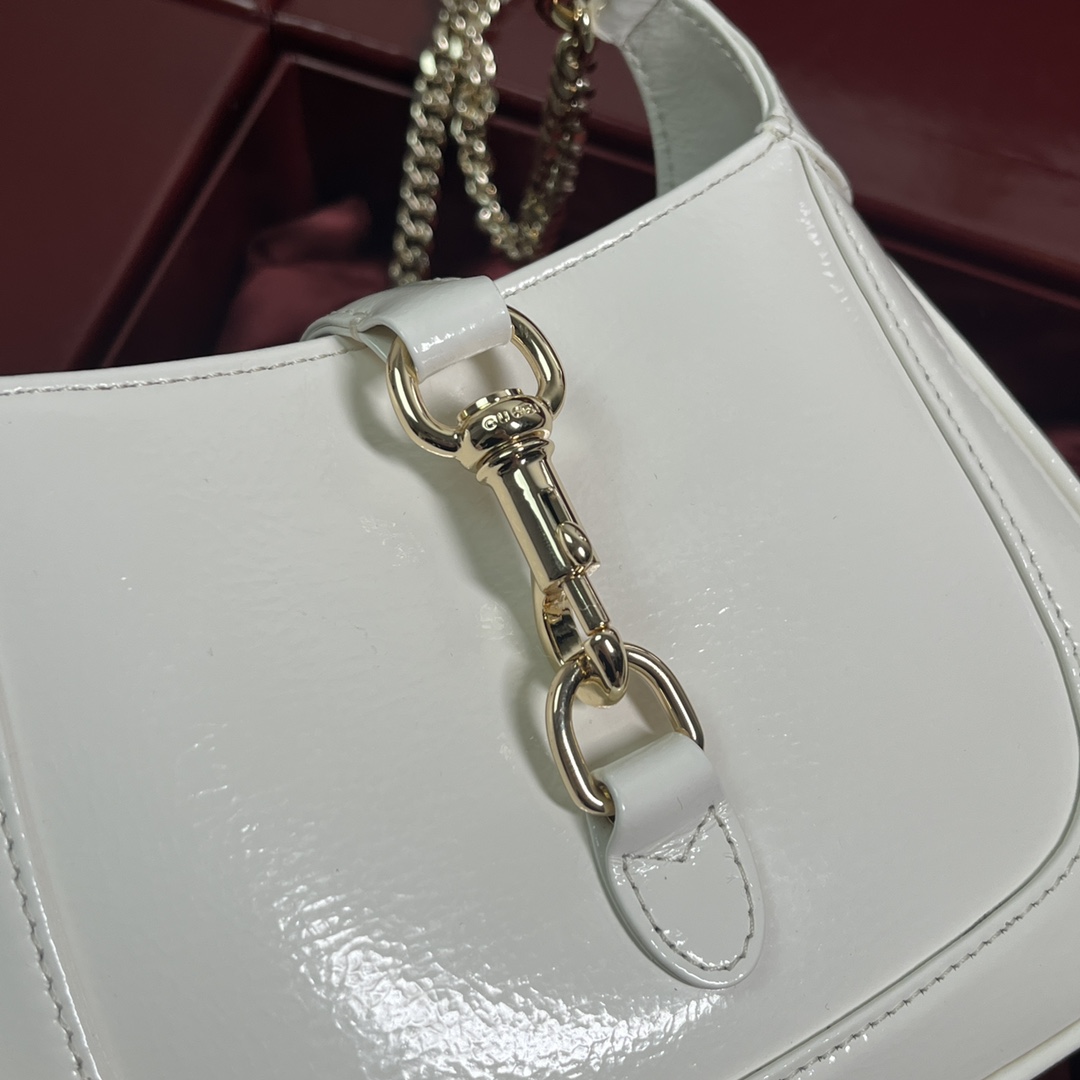 Gucci Jackie 1961 Mini Hobo Bag White Leather Shoulder Bag 782889 5 i1712675438 6166 0