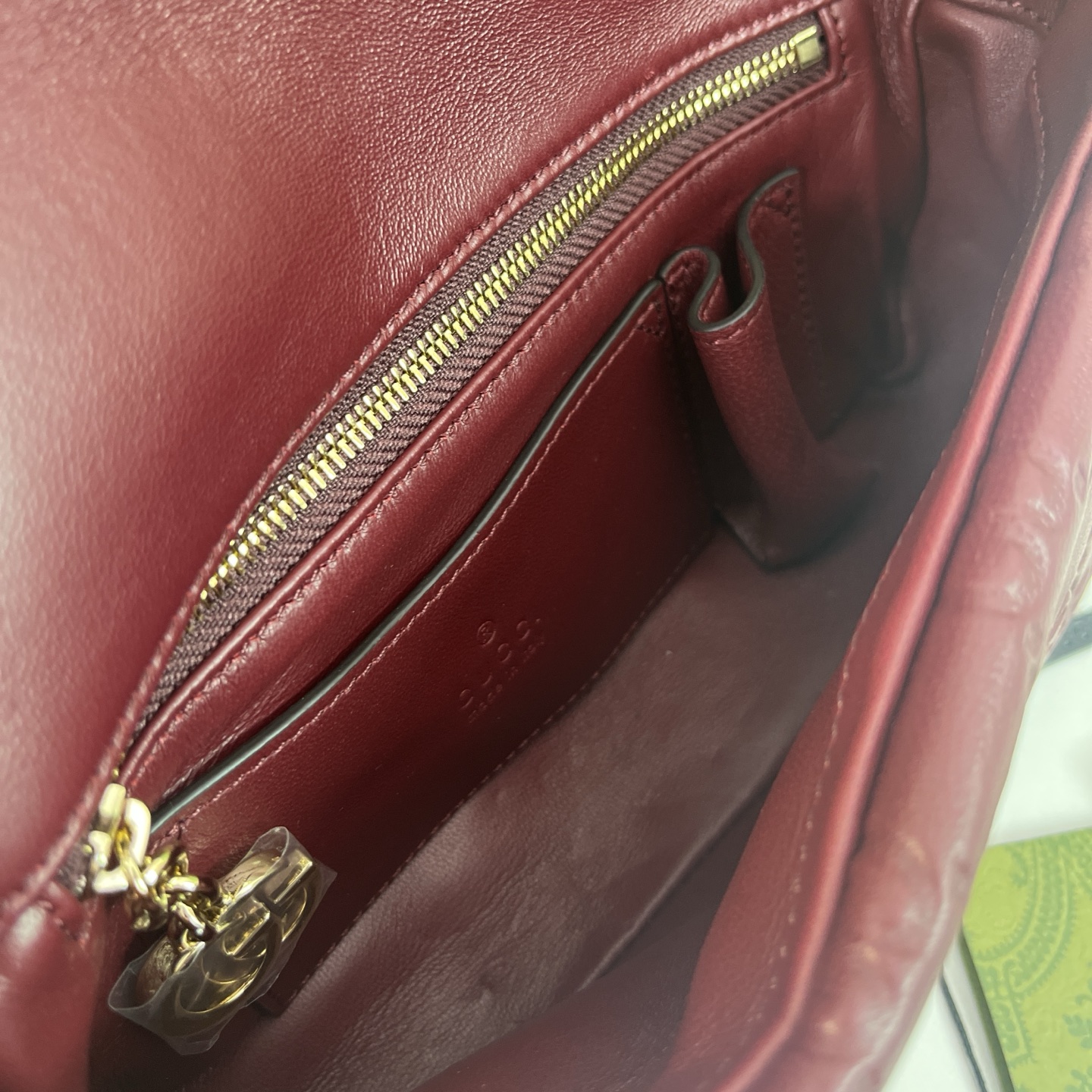 Gucci Burgundy Embossed Leather Mini Top Handle Crossbody Bag 9 i1744312377434 7195 0 7