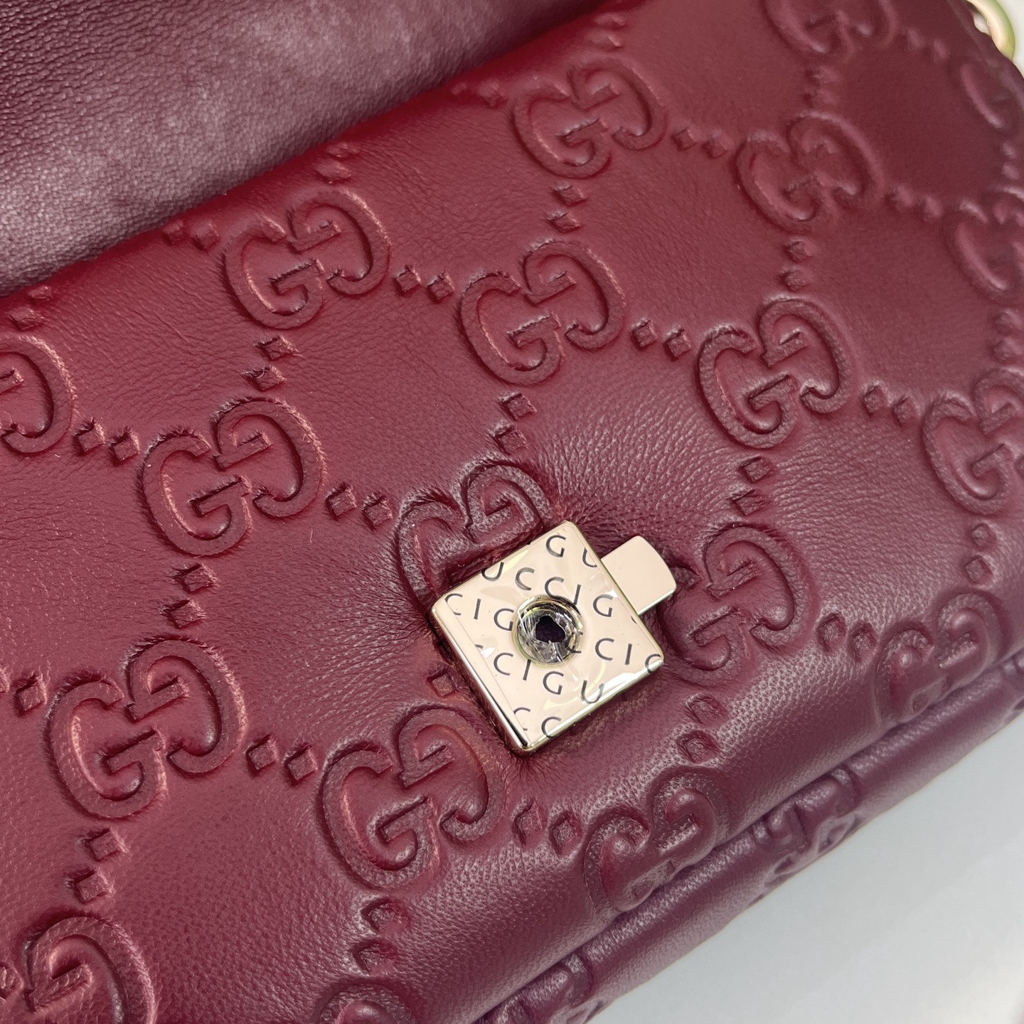 Gucci Burgundy Embossed Leather Mini Top Handle Crossbody Bag 7 i1744312379949 5215 0 5