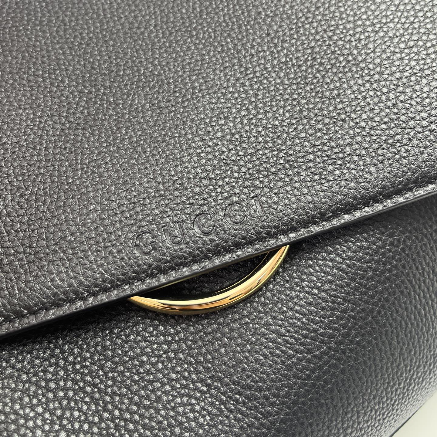 Gucci Horsebit 1955 Black Leather Shoulder Bag, 46cm Width 7 i1744501829868 119 0 6