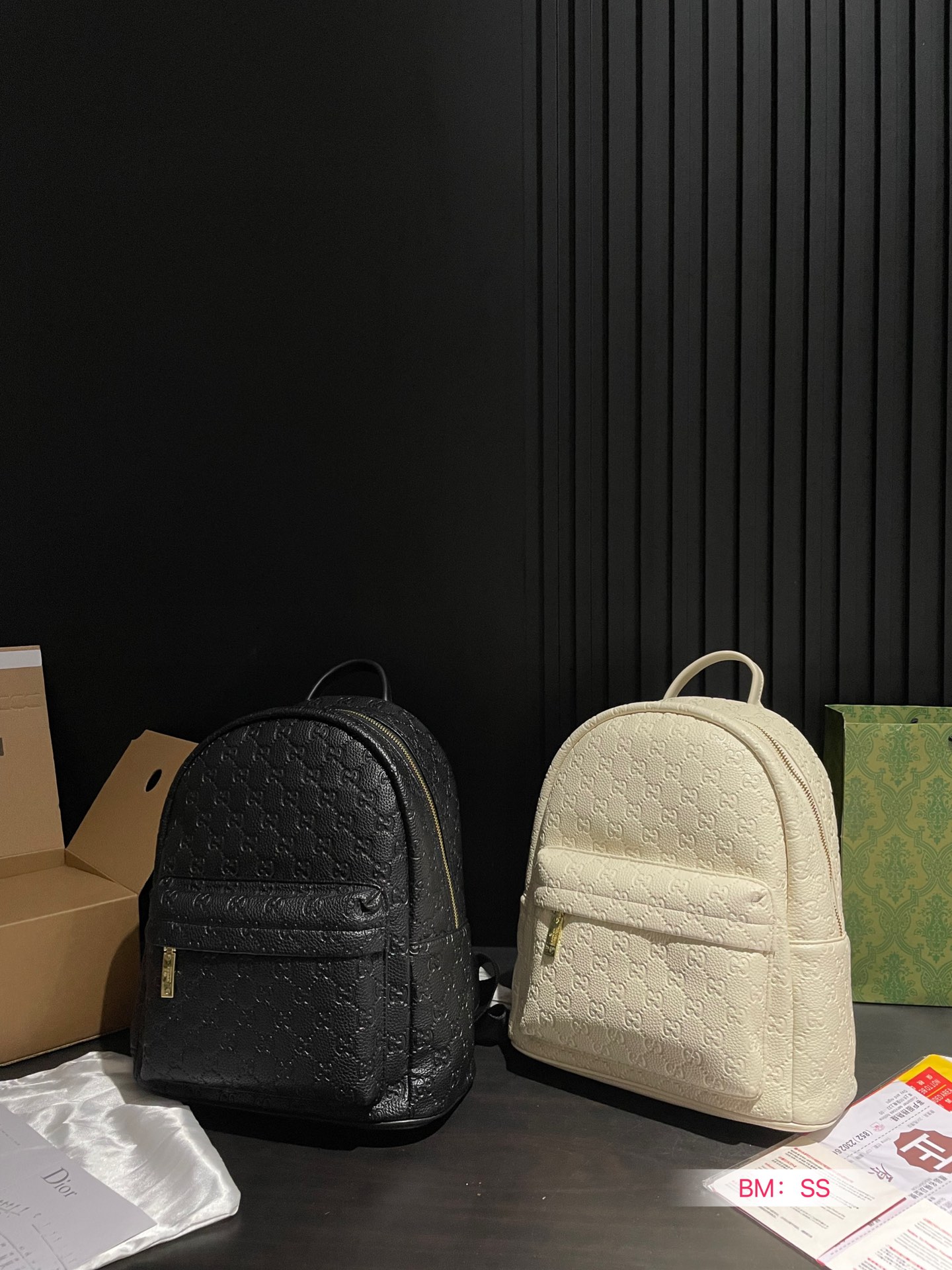 Gucci Bags Backpack Black Unisex