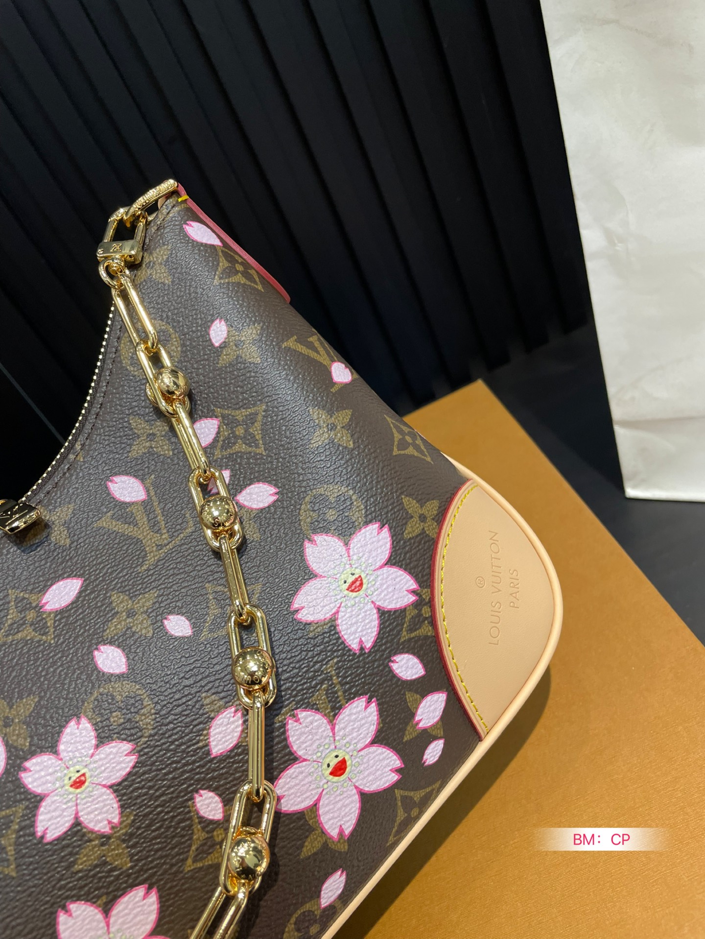 Louis Vuitton Vintage Croissant Bag with Cherry Blossom Design, Shoulder Bag 4 i1746782296345 4019 0 2