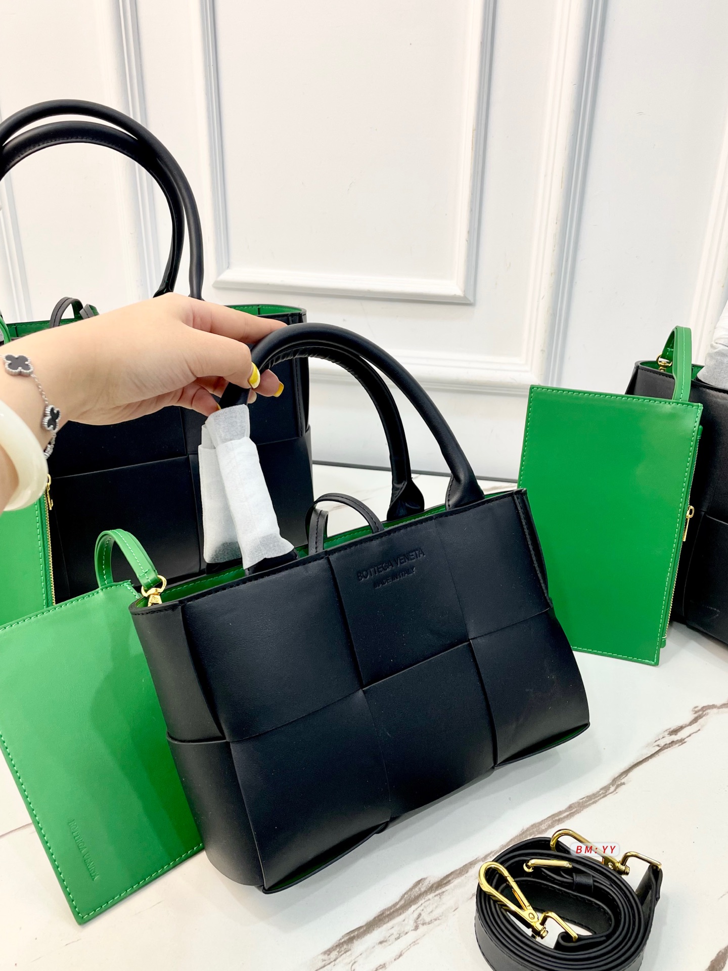 Bottega Veneta bag bv BOTTEGA VENETA Traveller Intrecciato + — photo 9