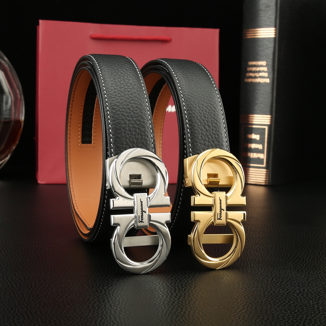 Ferragamo㊙️ original high-end quality🎗 counter official website sync🌟 supports NFC sensing💎 width 3.5cm ex…