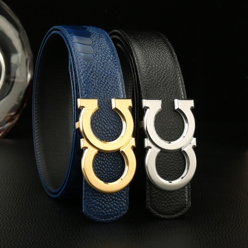 Salvatore Ferragamo Men's Leather Belt - Iconic Style, Premium Quality, Gift Ready