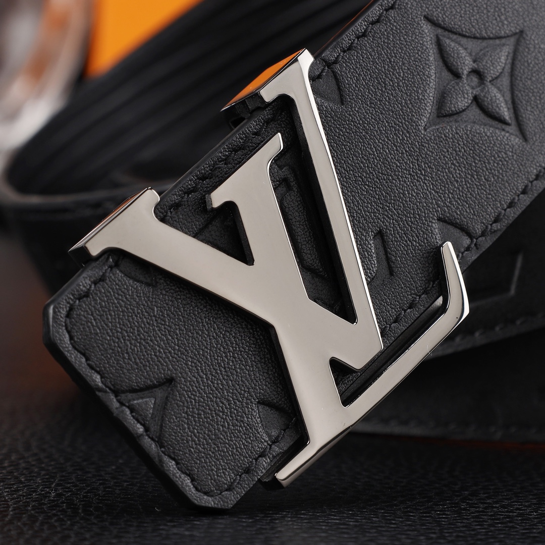 路易威登㊙️原单高端品质🎗专柜官网同步🌟支持NFC感应💎宽度3.8精美钢扣头💯意大利进口头层小牛皮原版花