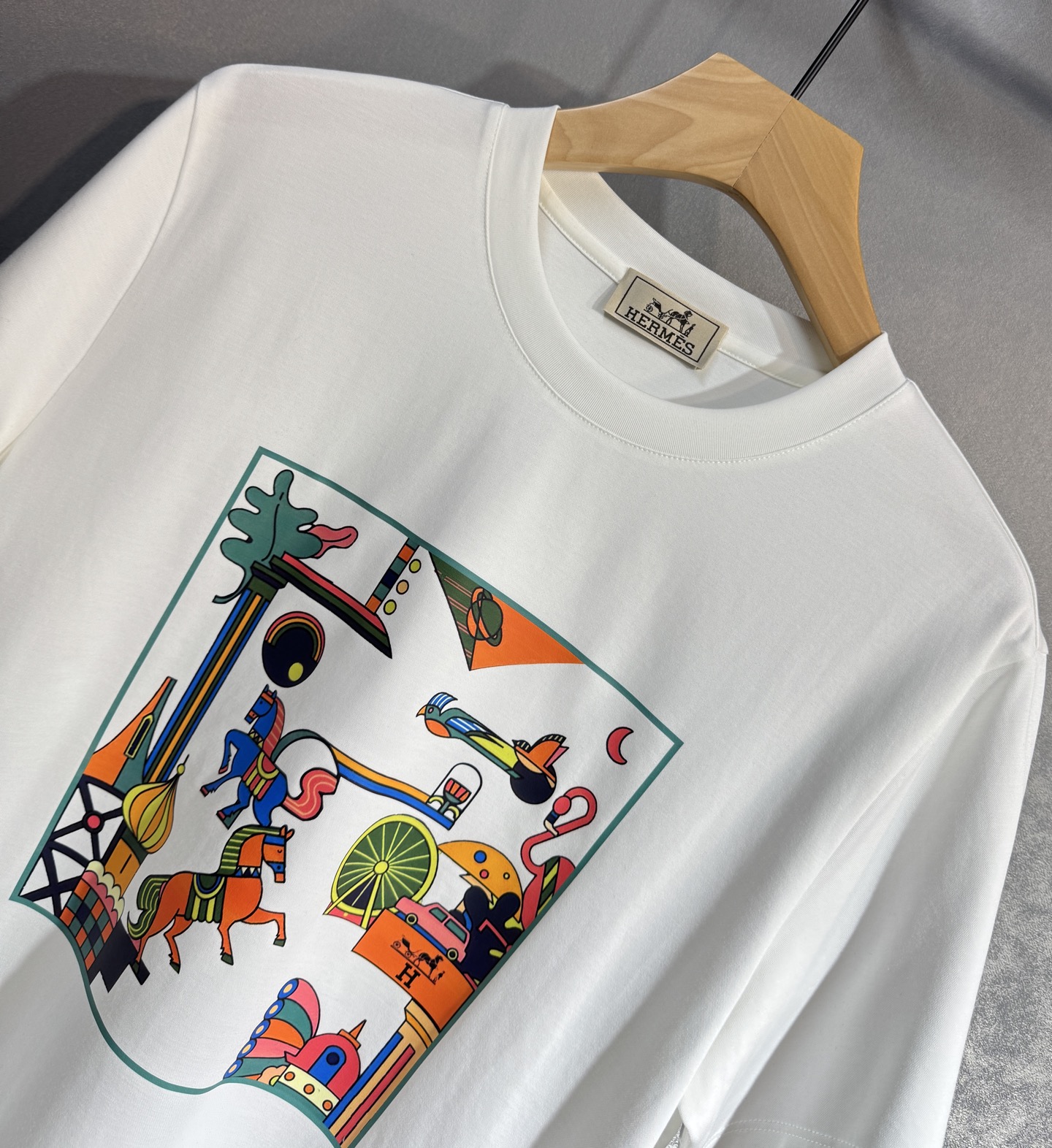 Hermes 25SS Short Sleeve: Simple, Stylish, Premium Cotton - Various Colors 5 i1747752204880 1707 0 3