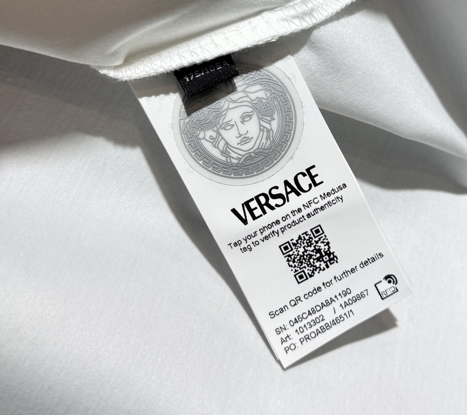 🔥VERSACE 范思哲 25SS新款春夏短袖 最高版本客供定制高端丝光棉面料 简单时尚款，配色超级好看