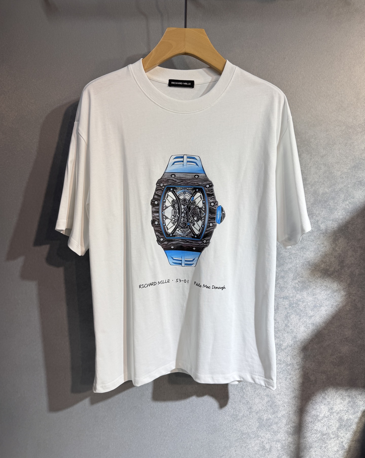 Richard MILLE 25SS: Cosmopolitan Cotton Short Sleeves in Classic Black and White - 图片 1