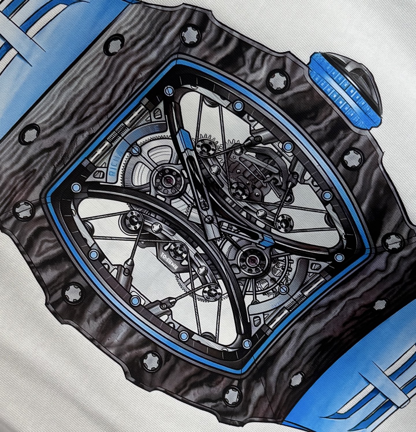 Richard MILLE 25SS: Cosmopolitan Cotton Short Sleeves in Classic Black and White - 图片 5
