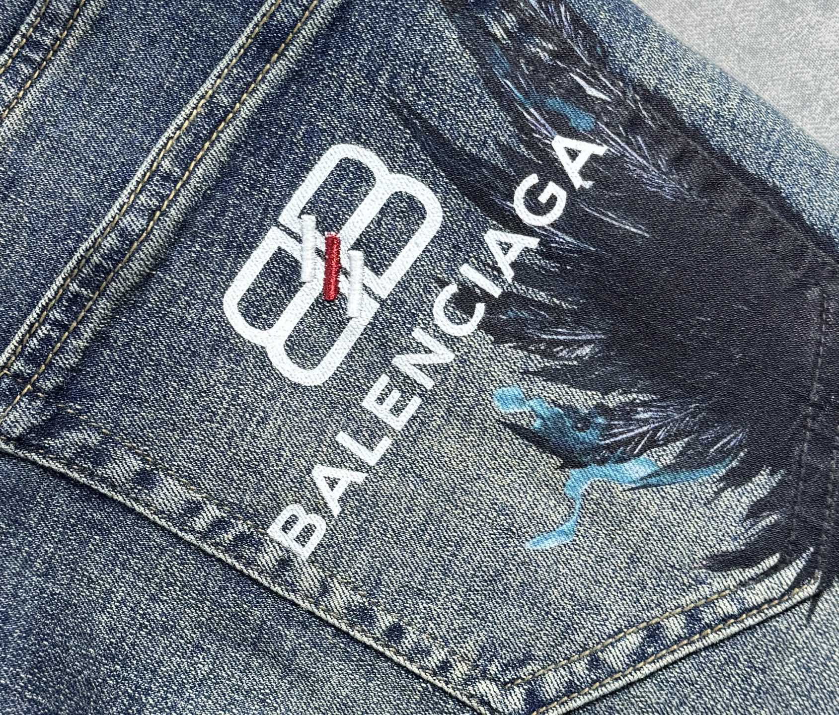 🔥BALENCIGA 巴黎世家 秋季新款牛仔裤🔥专柜热销款 品味与价值共享 身穿着非常舒适 低调不失奢华